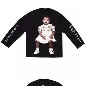 DONDA 2 LAYER LONG SLEEVE T-SHIRT XL MERCH BRAND NEW NEVER WORN